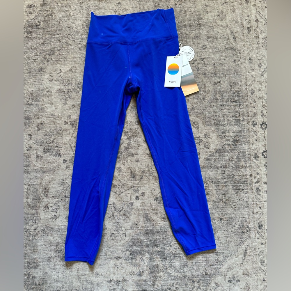 NWT Vuori Vibrant Blue Leggings